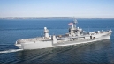 ผู้ช่วยทูตฝ่ายทหารเรือ และภริยา ร่วมงานเลี้ยงรับรองบนเรือ USS MOUNT WHITNEY (LCC-20)  ที่ฐานทัพเรือคีล